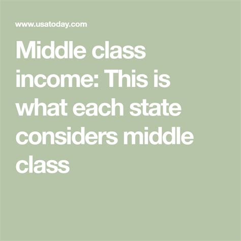 Here's what it takes to be middle class